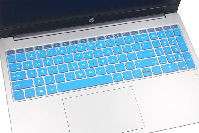 Keyboard Skin Compatible for 15.6" HP Laptop 15-fc 15-fd 15t-fd 15z-fc Series, HP Pavilion 15 15-eg/eh/er 15t-eg200/eg300 15z-eh300 Series, HP Pavilion 17z 17z-cp000 17z-ca200 17-cn 17-cp Series (Blue