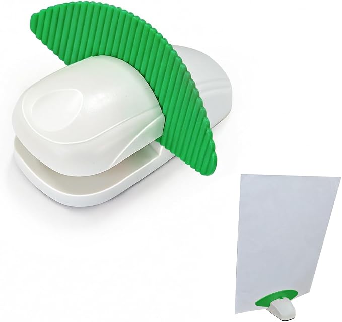 Plastic Document Holder for Typing, Portable Paper Stand with Non-Slip Base for A4 Paper, Compact Reading Clip Holder for Office Desk, Computer, Bank - Green