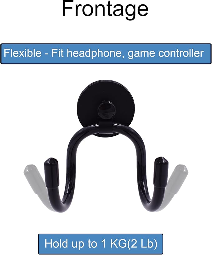 YYST Magnetic Game Controller Holder, Adjustable Game Controller Rack Storage Mount for Computer/Gaming Controllers- No Game Controller (2)