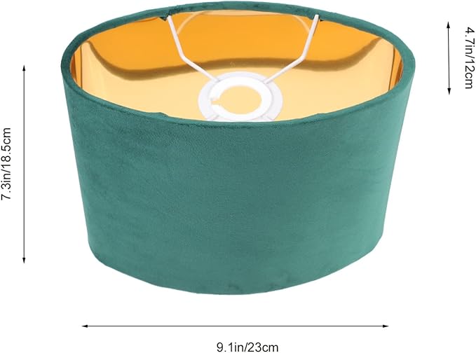 KALLORY 1pc Lamp Shade E27 Barrel Lampshade Floor Lamp Lampshade Pendant Lamp Covers Clip on Table Replacement Bedside Candelabra Light E14 Fabric Burlap