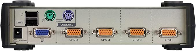 ATEN CS84U 4-Port PS/2-USB KVM VGA Switch - Control up to 4 VGA Computers for Windows, Linux, Mac, and Sun