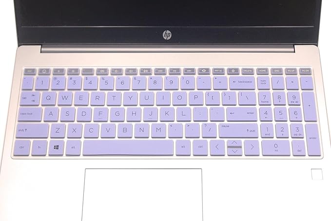 Keyboard Skin Compatible for 15.6" HP Laptop 15-fc 15-fd 15t-fd 15z-fc, HP Pavilion 15 15-eg/eh/er 15t-eg200/eg300 15z-eh300, HP Pavilion 17z-cp000 17z-ca200 17-cn/cp Series (Purple Blue)