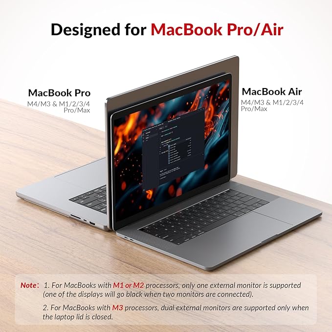AV Access KVM Switch Docking Station for MacBook, USB C KVM Switch 2 Monitors 2 Computers, 4K Dual HDMI Displays, 1 Laptop&1 Desktop Switching, Plug&Play, Ethernet, 100W Power Delivery, EDID Emulation