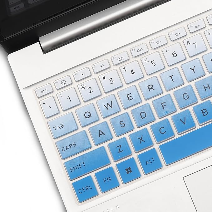 Keyboard Cover for 2025 2024 HP Laptop 15-fc 15-fd 15.6" Series 15z-fc000 15t-fd000 15-fd0123dx 15-fd0127dx 15-fc0245dx 15-fc0025dx 15-fd0023dx 15-fd0005dx 15t-fd100 fd0083wm 15-fc0093dx-OmbreBlue