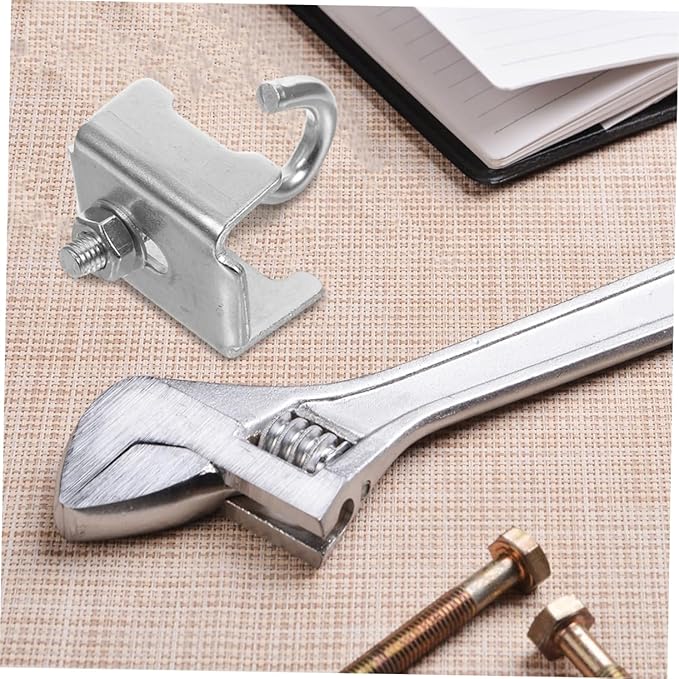 COHEALI 6pcs Durable Clamp Hooks for Efficient Warehouse Management Design for Stable Storage Wire Shelves Versatile Fixing