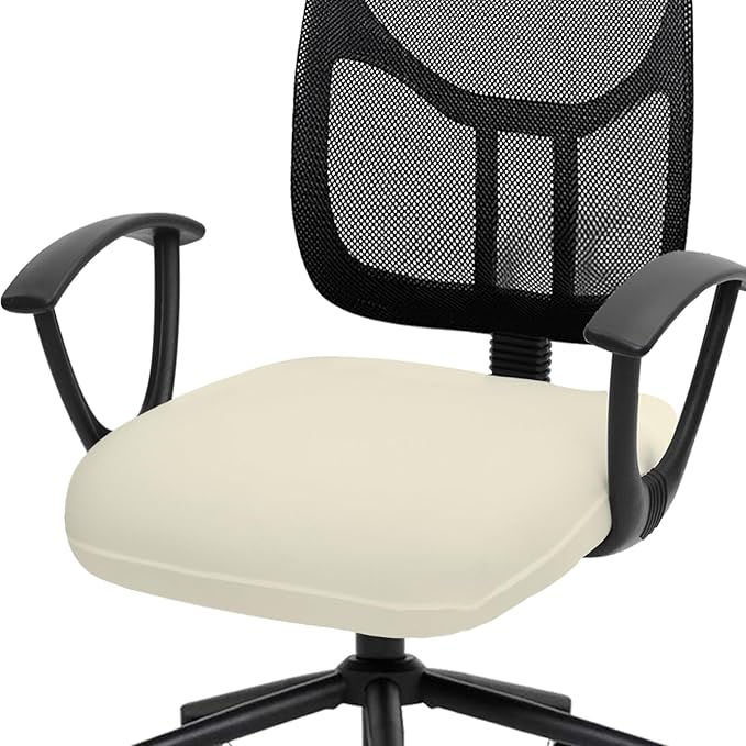 DIVA EN CAMINO DEC Stretchable Desk Office Chair Seat Cushion Covers - Universal Spandex Computer Chair Slipcover - Removable Washable Cushion Protectors for Dogs, Cats, Pets