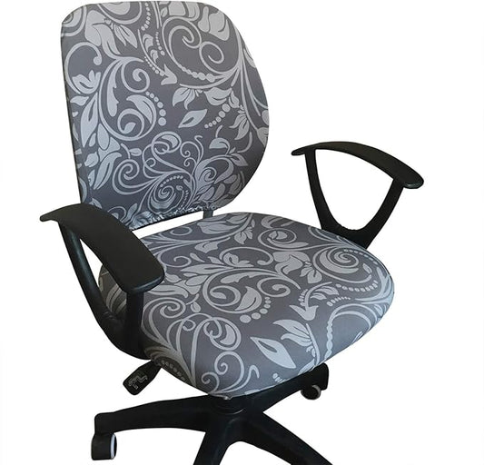 Melaluxe Computer Office Chair Cover - Protective & Stretchable Universal Chair Covers Stretch Rotating Chair Slipcover