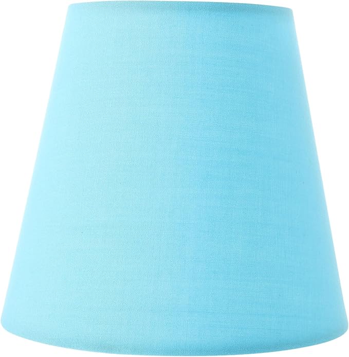 LALAFINA Fabric Lamp Shade Cover for Floor Table Lamps Clip Lampshade Softens Eyes Home Decoration Sturdy Craftsmanship for Cozy Ambiance