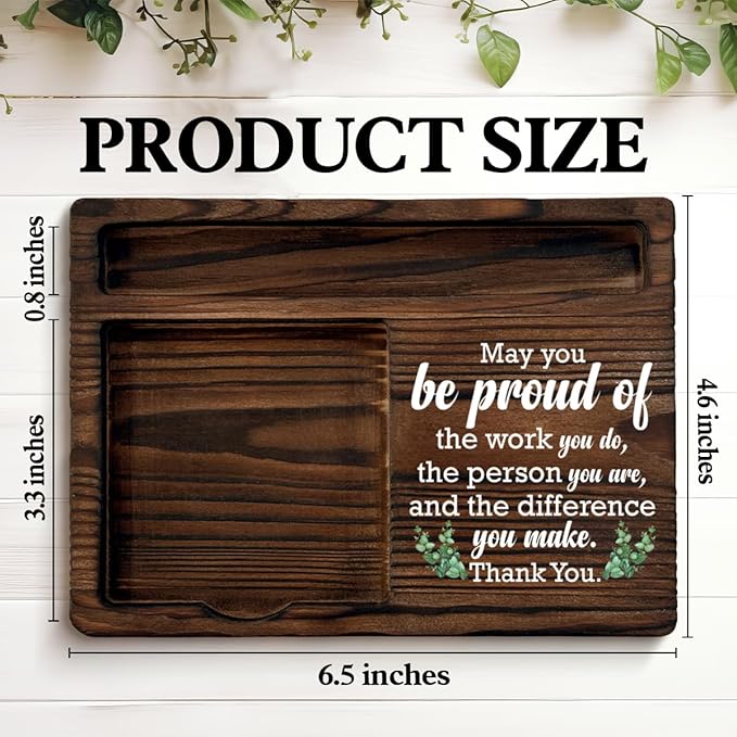 Thank You Gifts for Women Men, Appreciation Gifts for Coworkers Boss Teacher, May You Be Proud of the Work You Do Sticky Note Holder for Office Desk Decor