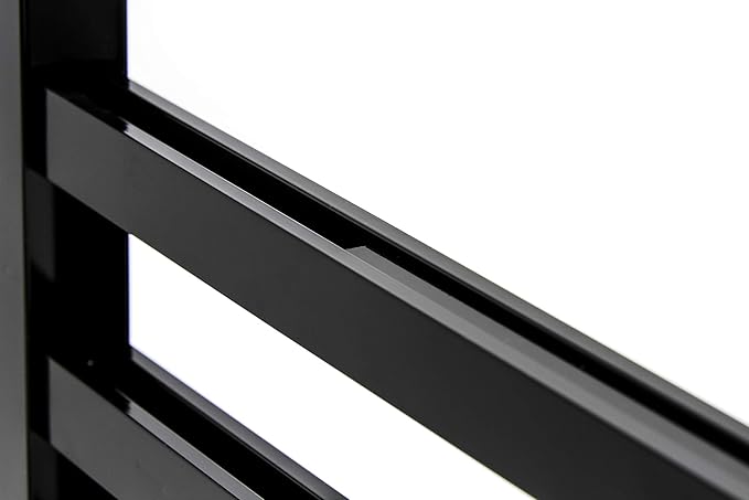 Camco 43976 RV Screen Door Push Bar, Black - Adds Strength and Stability to Your Screen Door - Prevents Torn Screens