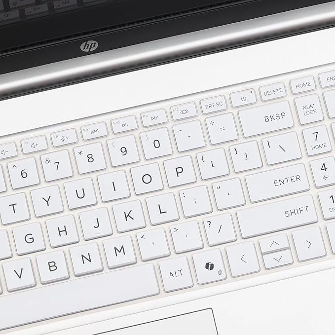 Keyboard Cover for 2025 2024 HP Laptop 15-fc 15-fd 15.6" Series 15z-fc000 15t-fd000 15-fd0123dx 15-fd0127dx 15-fc0245dx 15-fc0025dx 15-fd0023dx 15-fd0005dx 15t-fd100 fd0083wm 15-fc0093dx-White