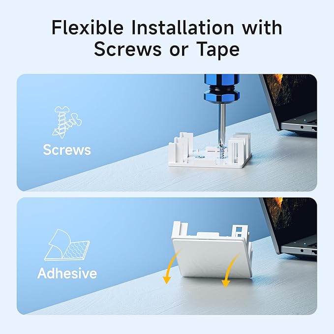 Cable Matters UL Listed 10-Pack 2-Port Keystone Jack Surface Mount Box in White