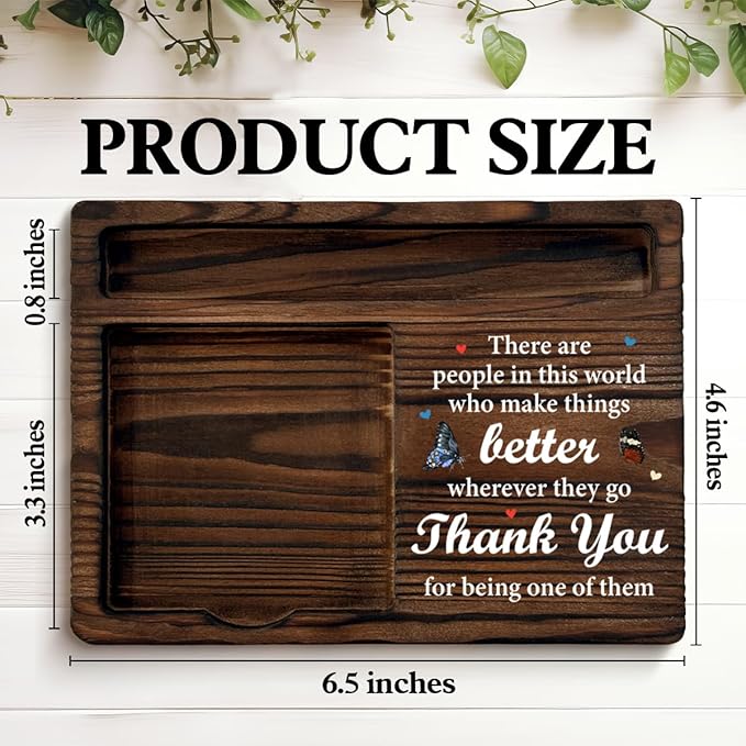 Thank You Appreciation Gifts for Women Coworkers Nurses Teacher Friends, Grateful Gifts There are People in This World Who Make Things Sticky Note Holder for Office Desk Decor