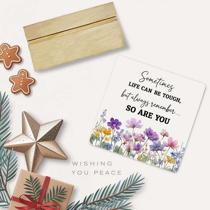 Inspirational Quotes Desk Decor Sign, Always Remember So Are You Acrylic Plaque