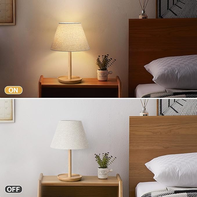 Small Lamp Shades Set of 2, Beige with Silver Thread Lamp Shade, 5.5" Top x 10" Bottom x 6.6" High, Glitter Linen Lamp Shades for Table Lamps Bedside Lamps, Spider, Bulb Clip Adapters Included