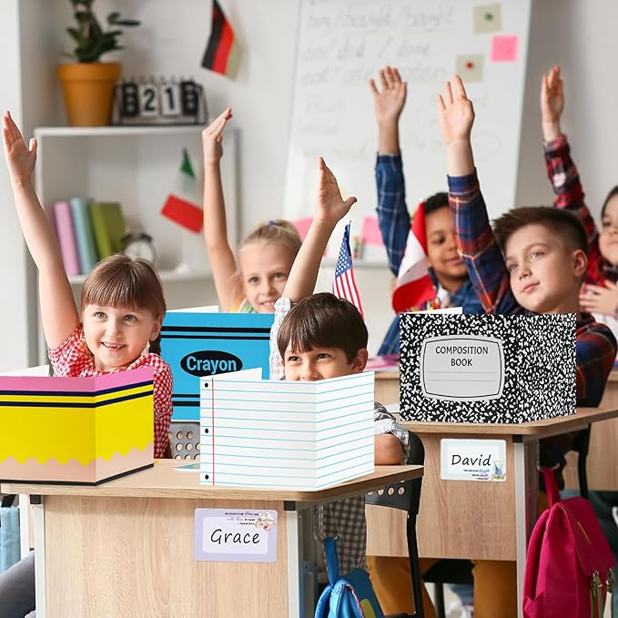 24pcs School Privacy Protection Panel, Sturdy and Durable Study Office partition Test partition for Teachers and Students,Sturdy and eco-Friendly Privacy Shield