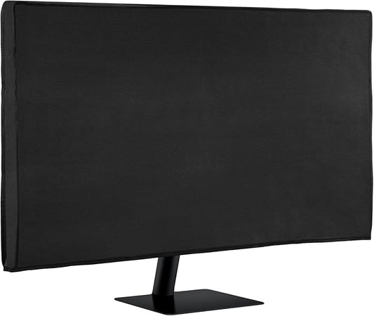 kwmobile Monitor Cover Compatible with Samsung Smart Monitor 32" (M8 / M7 / M5) - Dust Cover Computer Screen Protector - Black