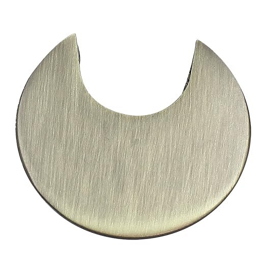 Bonsicoky 2"(50mm) Metal Desk Grommet, Zinc Alloy Desk Cord Hole Cover for Wires Cable Office Desk, Bronze