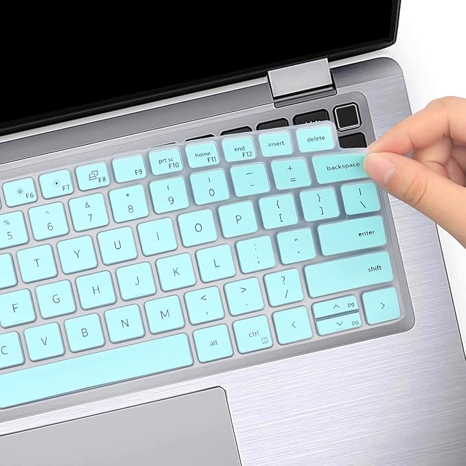Keyboard Cover for Dell Latitude 14" 7450 7440 7430 7420 7410, Latitude 3440 5440 5430 5431 5420 14", Latitude 7520 15.6" Latitude 9000 9510 9520 9420 9430 Keyboard Protective Cover-HotBlue