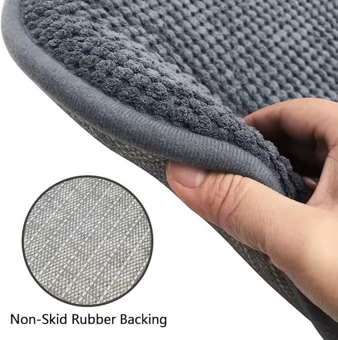 Grey Foam Seat Cushions Kitchen Chairs Pads for Dining Chairs Non Slip Office Seat Cushions Washable U Shaped Soft Thick Large Metal Wooden Chair Cushions,17" x 15"