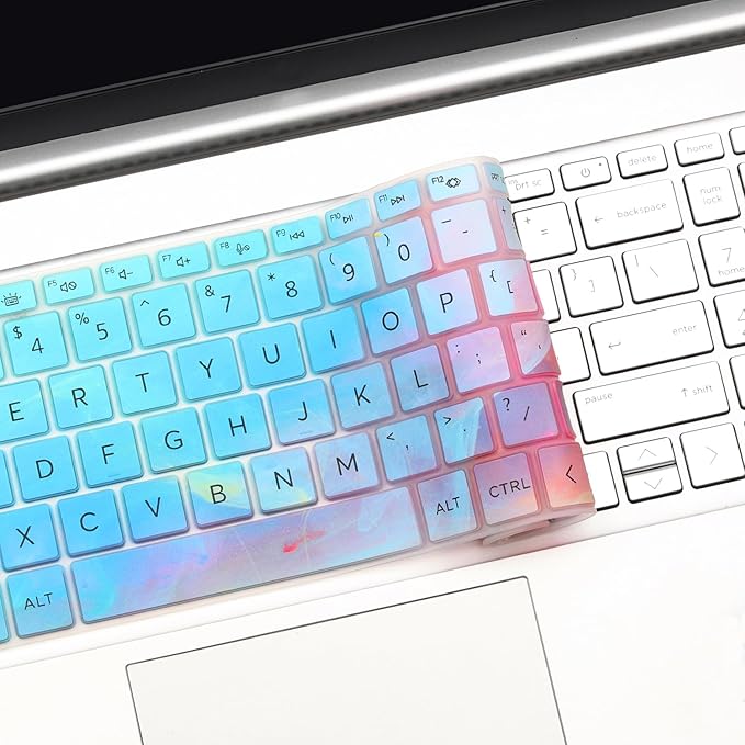 Keyboard Cover for HP 15.6" Laptop 15t 15z 15-fcxxxx 15-fdxxxx Series 2026 2025 2024, HP 15t-fd100/fd000 15-fd0083wm 15-fc0025dx 15-fc0093dx 15-fd0005dx fd0023dx, HP 250 255 G10 15.6 -Stylish Colorful