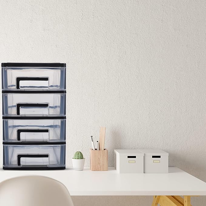 desktop storage drawers stackable plastic drawer unit shelf unit for office bedroom