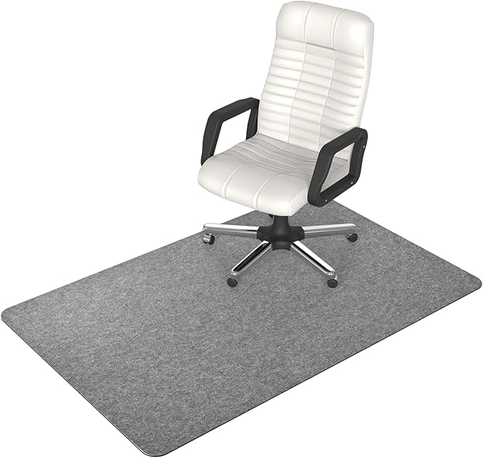Placoot Desk Chair Mat for Hardwood Floor & Tile 55"x35" Office Chair Mat for Rolling Chairs Large Anti-Slip-Recyclable Material Computer Chair Mat Rug for Office/Home