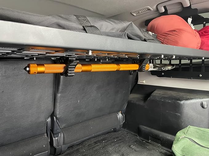 HIGH FLYING Car Molle Panel Cargo Rack Shelf Quick Fist Clamps Mounting Tool Accessories TPE (Buckle-S)
