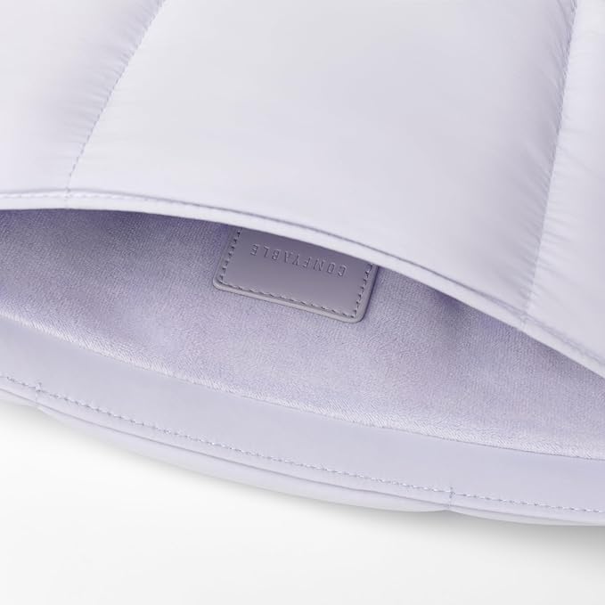 Comfyable Puffy Laptop Sleeve 13 Inch 14 Inch, Quilted Puffer Laptop Carrying Case for Women, Pillow Case Compatible with MacBook Air/Pro M5 M4 M3 M2 Pro/Max 2026, 13" MacBook Neo A18, Lavender