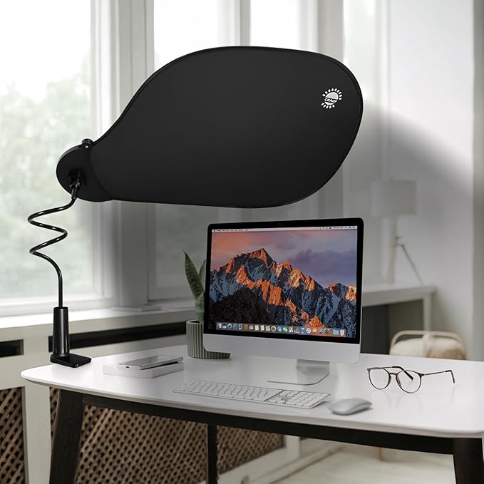 Large Adjustable Office Cubicle and Desk Shade – Flexible Desk Light Blocker for Privacy, Glare Reduction, and Comfort – Essential Office Accessories