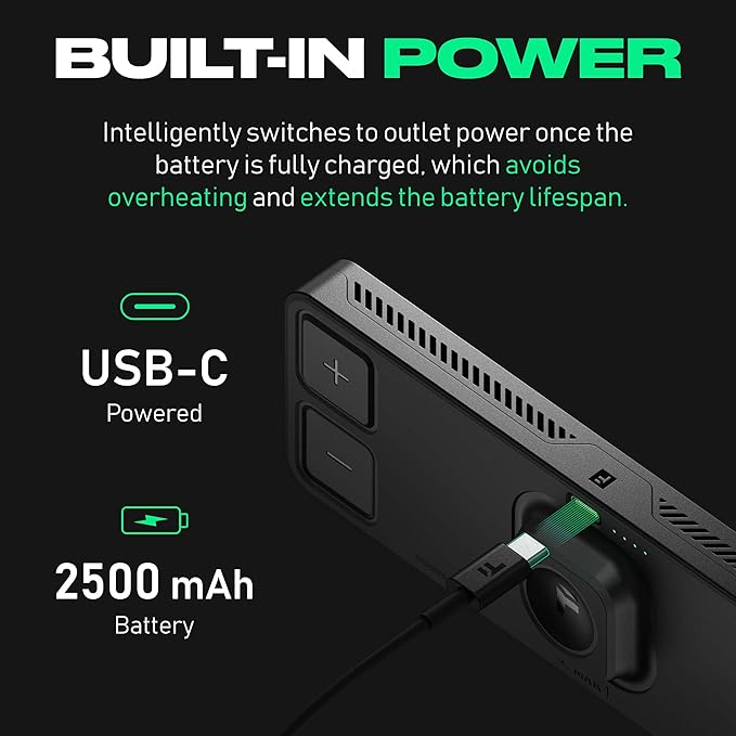 FUSE MRK1 Portable Webcam Light Kit | Magnetic Edge-Lit Adjustable Color for Video Conferencing, Streaming and Videography | USB-C Built-in Battery, Monitor Mount, Desk Stand for Zoom on Mac and PC