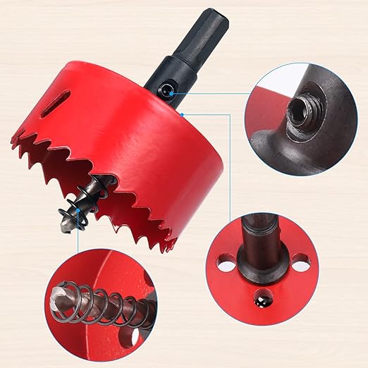 Desk Grommet 2 inch/50m,10Pcs Cable Grommet with Hole Saw & 15 Zip Ties,Desk Hole Grommet Desk Cord Hole Cover Desk Cable Grommet for Office Home Desk Table