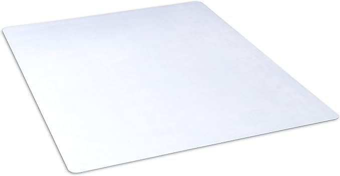 Dimex Clear Office Chair Mat for Hard Floors – 46" x 60" Rectangle Vinyl Floor Protector for Wood, Tile, Vinyl & Laminate, Smooth Glide
