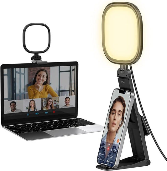 InnoGear Video Conference Light for Computer, 120 LED Streaming Light On-Camera Video Lights for Monitor Camera Lighting Selfie Zoom Lights with 5 Modes for Laptop Webcam Podcast Recording