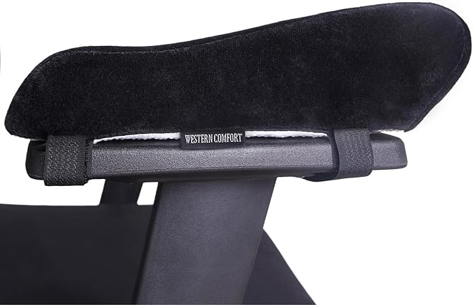WESTERN COMFORT Thick Memory Foam Office Chair Arm Pads - Set of 2 Armrest Covers Provide Elbow Cushioning and Relieve Pressure (Ergonomic)