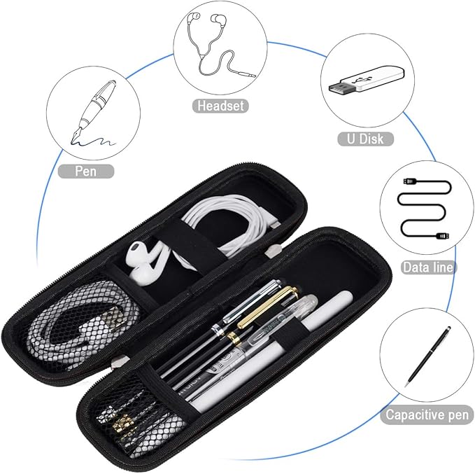 iDream365 Small Penil Case Holder for Pencils,Hard Pen Case for Executive Fountain Pens,Ballpoint Pens
