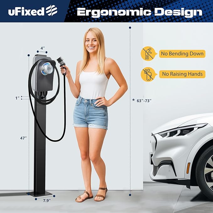 Wallbox Stand for Mobile Wallbox Tesla Charging Station for Outdoor Use, The Charging Station for Moblie Wallbox Tesla Charging Station, The Wallbox Carrier