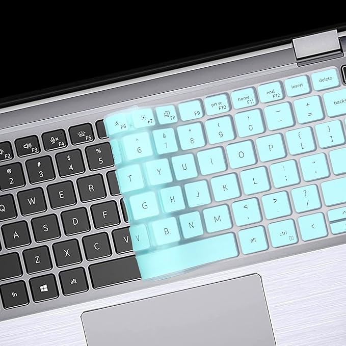 Keyboard Cover for Dell Latitude 14" 7450 7440 7430 7420 7410, Latitude 3440 5440 5430 5431 5420 14", Latitude 7520 15.6" Latitude 9000 9510 9520 9420 9430 Keyboard Protective Cover-HotBlue