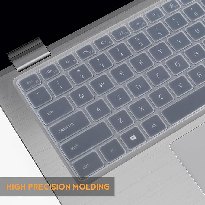 Keyboard Cover for Dell Latitude 5420 5430 5440 5450 3440 3450 14", Latitude 7420 7430 7440 7450 14 /Latitude 9510 9520 7520 15.6/14" Latitude 9420 9430 Protector Skin, Clear