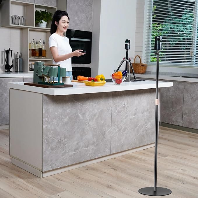 AceTaken 63'' Webcam Floor Stand Compatible with OBSBOT Tiny 3/Tiny 3 Lite/Tiny 2/ Tiny SE/Meet-2-4K/Meet SE/Meet Webcams