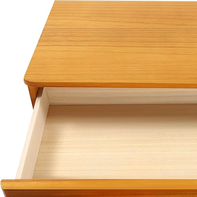 Wood Desk Organizer with 3 Drawers, Lockable Desktop Countertop Storage Cabinet for Home Office Supplies File Tabletop Organizing Unit, 15.75" x 11.02" x 12.2" (Brown)