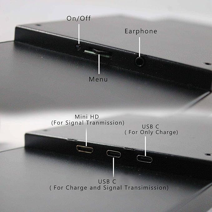 VSDISPLAY 14.5'' 14.5 Inch 2560x720 2K IPS LCD Monitor Stretched Bar Display for Computer PC Case GPU CPU Secondary Screen Monitor,Supports USB-C Video Input