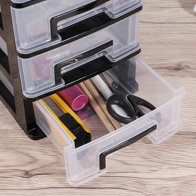 desktop storage drawers stackable plastic drawer unit shelf unit for office bedroom