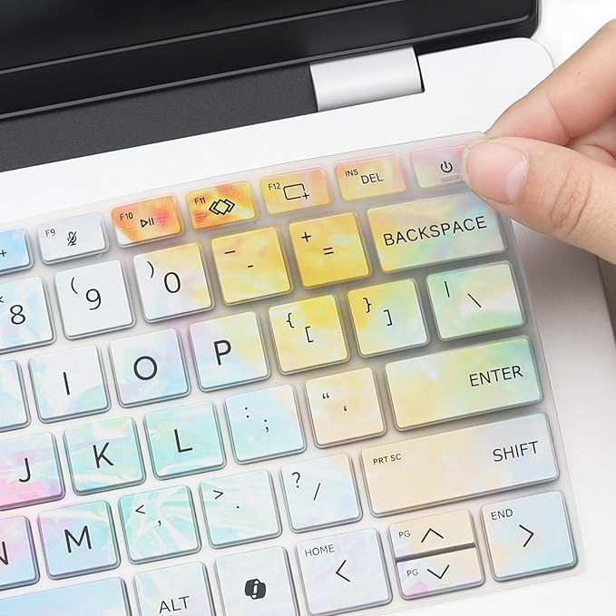 Keyboard Cover for 2026 2025 HP OmniBook 5 Flip 14"/OmniBook 5 Next Gen AI 14" 14-he0037nr 14-he0017nr 14-he0027nr 14-fp0057nr 14-fp0023dx 14-fp0750ng 14-fp0950nd 14-fp0765ng 14-fp0540nd 14" -Dazzle