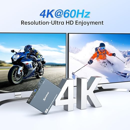 USB C HDMI KVM Switch 2 Monitors 2 Computers 4K@60Hz,Dual Monitor USB Type-C Docking KVM Switches for Laptop & Desktop Share 2 Monitor and 4 USB3.0 Devices,Support 80W Charging for Laptop