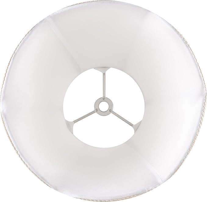 GOSO 4"×8" × 6.4" Spider Small Scalloped Lamp Shades Cream Modern, Replacement Lampshades for Table Lamps/Wall Lamp & Chandelier, Natural Faux Silk Shade for Bedroom/Dining Room (2 Pack)