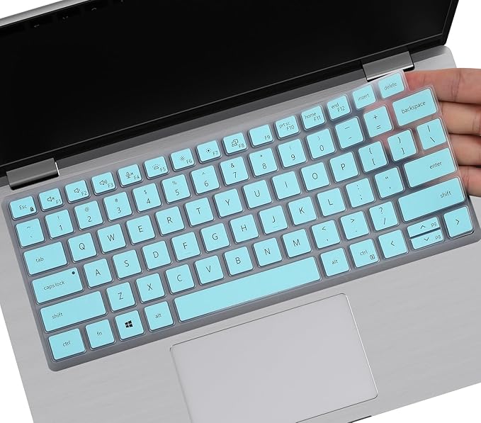 Keyboard Cover for Dell Latitude 5420 5430 5431 5440 5450 3440 3450 14, Latitude 7420 7430 7440 7450 7410 7650 7640 14 & 15.6, Latitude 9510 9520 9420 9430, Latitude 7520 15.6 Keyboard Skin, Mint