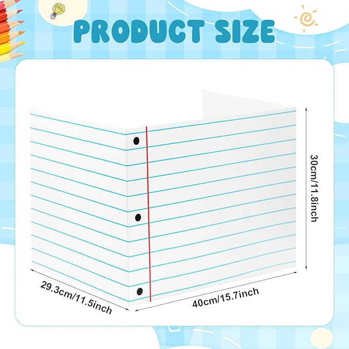 24pcs Paper Student Privacy Boards,Desk Divider Learning Shield Suitable for Student Test Classroom, Light Eco-Friendly Testing Privacy Partition Folders for Teachers School Kingdergarden