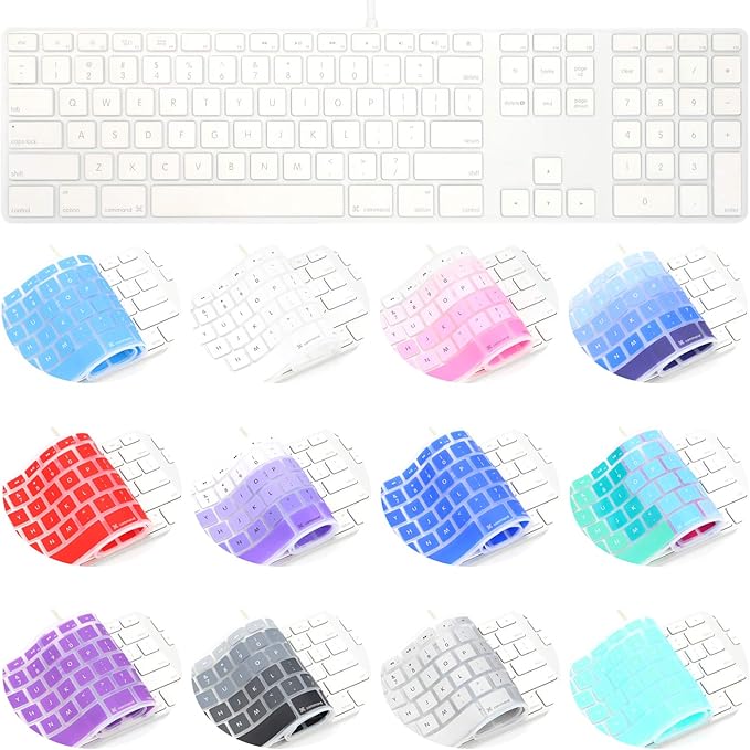 Allinside Transparent Keyboard Cover for iMac Wired USB Keyboard A1243 MB110LL/B