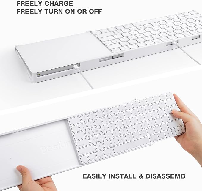 Stand Compatible with Apple Magic Wireless Keyboard and Apple Magic Trackpad (Apple Keyboard & Trackpad are not Included)